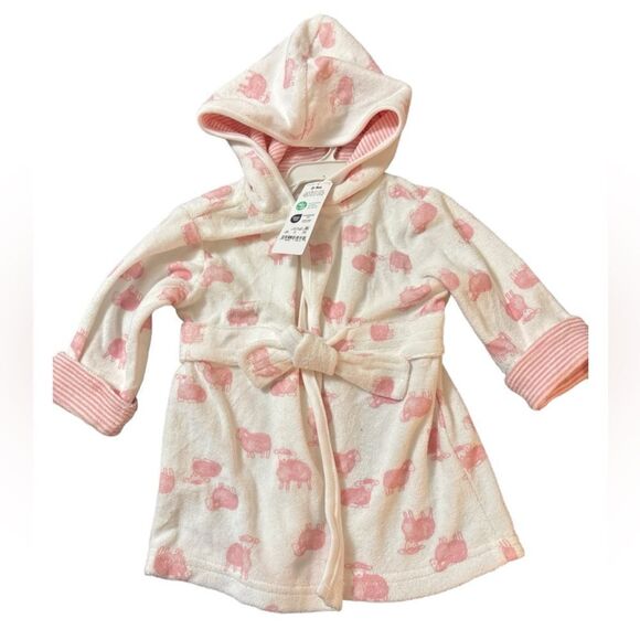 Nwt 0-9m carters terry cloth sheep bathrobe - Picture 1 of 3